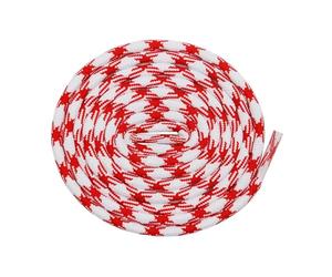 DSFIHJO Shoe Laces 2 pair Replacement Laces For Hiking Shoes 4.5mm Textured Round Polyester Cord Non-Slip Shoelaces & Hoodie Drawstrings In Bulk(5252 White Pink,100cm)