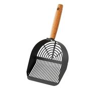 DSFIHJO Steel Cat Litter Scoop Long Handle Pet | Waste Shovel Cleaning Tool For Tofu Sand Box Cats Supplies(High carbon steel A color 01)