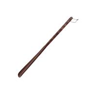 DSFIHJO Wooden Shoe Horn Easy On Off Long Handle Hanging Loop Without Bending Over Shoe Horn For Seniors Pregnant Women(-E-55cm)