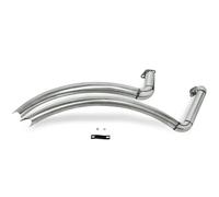 dsfik For For Vulcan 900 S EN900 VN900 S900 All Years Motorcycle Exhaust Pipe Muffler Exhaust Pipe System(Chrome 3)