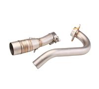 dsfik For Y&amaha X MAX 300 XMAX300 XMAX 250 XMAX250 2017-2021 Middle Link Pipe Full System Fit All 51mm Exhaust Muffler(TYPE-C 2017-2020)