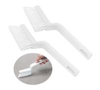 DSFSAEG 2Pcs Grout Brush V Shape Grout Cleaner Scrubbing Brush Deep Cleaning for Cleaning Tiles Floor Bathroom Kitchen, Gap Cleaner Small Brush