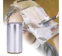 DSFSAEG Silver Embossed Roll Hair Foil, Hair Foils for Highlighting, 17.5M Highlighting Foil, Foil Sheets, Hair Foils for Colouring, Professional Salon Hairdresser's Perm Modeling Tinfoil Hair Foil