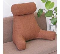 dsgaSETewt reading mat, Bedside Sofa Pillow Backrest Shredded Memory Foam With Detachable(Coffee)