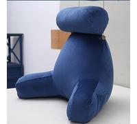 dsgaSETewt reading mat, Ergonomic Lumbar Support Cushion, With Detachable Neck(Dark Blue,65x46x25CM)