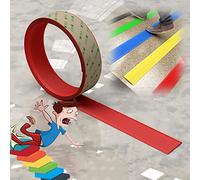 dsgaSETewt staircase edge anti-slip stickers, Step Edge Trim Rubber Strips, Threshold Strip And Non-Slip(Red,9m/354.3in)