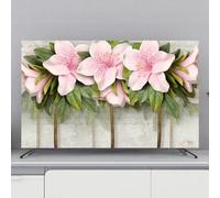 dsgaSETewt TV cover, 32-80" Screen Protector Colorful Pattern Design Plasma TVs Computer(Flower2,65inch)