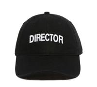 DSGN By DNA Film Movie Director Baseball Cap Embroidered Cotton Adjustable Dad Hat, Black, One size