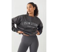 DSGN Studio Applique Oversized Sweatshirt DSGN Studio Charcoal S