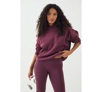 DSGN Studio Contrast Script Oversized Hoodie DSGN Studio Plum M