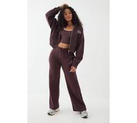 DSGN Studio Contrast Script Straight Leg Jogger DSGN Studio Chocolate XS