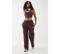 DSGN Studio Contrast Script Straight Leg Jogger DSGN Studio Chocolate XXL