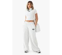DSGN Studio Embroidered Rib Mid Waist Trouser DSGN Studio Ash Grey 10