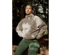 Dsgn Studio Sport Polar Fleece Contrast Binding Jacket In Ice Grey ice grey XS