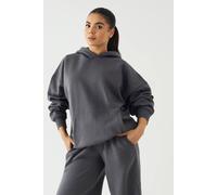 Dsgn Studio Sport Training Club Oversized Hoodie In Charcoal charcoal