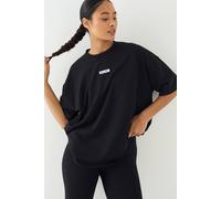DSGN Studio Women's Script Short Sleeve T-Shirt in Black | Size: XS