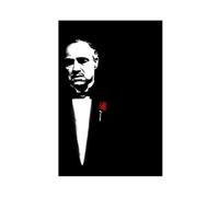 DSHGY The Godfather Poster Don VIto Corleone Classic Movie Canvas Poster Bedroom Decor Sports Landscape Office Room Decor Gift Unframe-style 20x30inch(50x75cm)