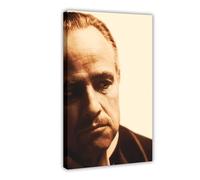 DSHGY The Godfather Poster Don VIto Corleone Classic Movie Canvas Poster Bedroom Decor Sports Landscape Office Room Decor Gift Frame-style 16x24inch(40x60cm)