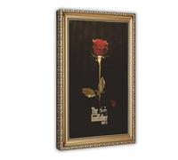DSHGY The Godfather Poster Don VIto Corleone Classic Movie Canvas Poster Bedroom Decor Sports Landscape Office Room Decor Gift Frame-style 24x36inch(60x90cm)