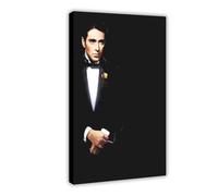DSHGY The Godfather Poster Don VIto Corleone Classic Movie Canvas Poster Bedroom Decor Sports Landscape Office Room Decor Gift Frame-style 16x24inch(40x60cm)