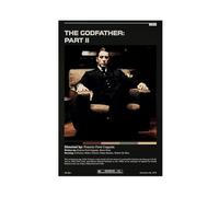 DSHGY The Godfather Poster Don VIto Corleone Classic Movie Canvas Poster Wall Art Decor Print Picture Paintings for Living Room Bedroom Decoration Unframe-style 12x18inch(30x45cm)