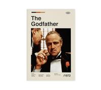 DSHGY The Godfather Poster Don VIto Corleone Classic Movie Canvas Poster Wall Art Decor Print Picture Paintings for Living Room Bedroom Decoration Unframe-style 08x12inch(20x30cm)
