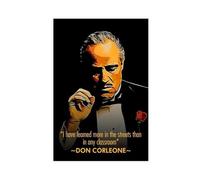 DSHGY The Godfather Poster Don VIto Corleone Classic Movie Canvas Poster Wall Art Decor Print Picture Paintings for Living Room Bedroom Decoration Unframe-style 12x18inch(30x45cm)