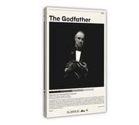 DSHGY The Godfather Poster Don VIto Corleone Classic Movie Canvas Poster Wall Art Decor Print Picture Paintings for Living Room Bedroom Decoration Frame-style 08x12inch(20x30cm)