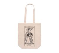 DSHIRT14 Tote Bag with Bellows - Tarot De Marseille XI La Force The Force Symbolic Bag, Symbolic Symbolic Symbolic Courage and Resilience - Durable Shopper Bag - Long Handles 70 cm