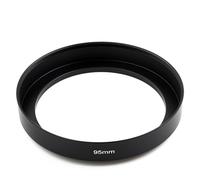 DSHYTDRF 86mm x1 95mm x1 105mm x1 Thread Metal Lens Hood Shade For Standard Lens(95mm)