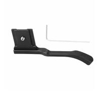 DSHYTDRF Grip for fuji GFX 50R for fujifilm Camera Custom Mount Hot Shoe Grip Black Red(Black)