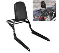 DSISIMO Motorcycle Passenger Backrest Sissy Bar With Back Rest Cushion Pad And Luggage Rack Compatible With For Honda Shadow Spirit 750 VT750C2 2007-2014 Shadow Phantom VT750C2B 2010-2019