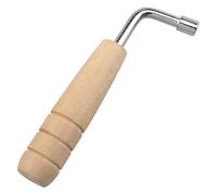 Dsjnf- Tuning wrench Harp tuning tool L-shaped harp adjusting wrench Piano tuning wrench repair suitable for small string instruments 1pcs (Wood and silver)