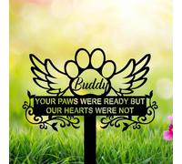 DSJPDSJP Custom Dog Grave Markers Outdoor, Sympathy Gift, Outdoor Sign,Personalized Dog Memorial Stake, Garden Yard Lawn Cemetery Decor (Style 17)