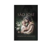 DSJXJZ Christian Saint Joseph Religious Poster Decorative Painting Canvas Wall Posters And Modern Family Bedroom Decor 20x30inch(50x75cm)