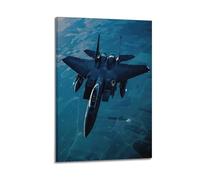 DSJXJZ Military Fighter Jet Aircraft Poster Decorative Painting Canvas Wall Posters And Modern Family Bedroom Decor 08x12inch(20x30cm)