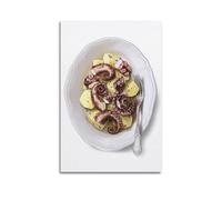 DSJXJZ Octopus with Potatoes Exquisite Hand Painting Decorative Painting Canvas Wall Posters And Modern Family Bedroom Decor 12x18inch(30x45cm)
