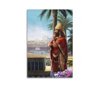 DSJXJZ Religious Oil Painting Ancient Persian Emperor Decorative Painting Canvas Wall Posters And Modern Family Bedroom Decor 08x12inch(20x30cm)