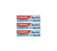 DSK Colgate Max White Whitening Toothpaste 3 x 100ml - Removes Stains for Whiter, Brighter Teeth | Fresh Mint Fluoride Toothpaste