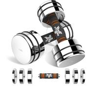 Dskeuzeew Steel Adjustable Dumbbells Set 7.5KG, Weight Lifting Training Set, Dumbbells Set (sold as a pair), Home Gym Fitness Dumbbell Training