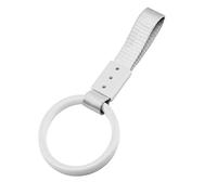 DSkoiph 1 PC JDM Tsurikawa Hang Ring Subway Train Bus Handle Hand Strap Drift for Car (Round: White)