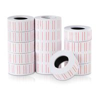 DSL 15 Rolls White Price Label MX5500 Price Tag Gun Labeling 22mm x 12mm / CT1