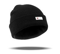 DSL Beanie Hat for Men Women | Soft Warm Beanie Hat for Winter | 3M Insulated Warm Hat for Running Cycling Ski | Thinsulate Wool Black