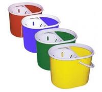DSL Lucy Mop Bucket Oval 7 Litre - Blue - single*