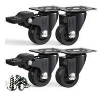 DSL Small Swivel Castor Wheels Trolley 25mm- Heavy