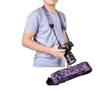 DSLR Camera Strap - Personality Design, Elastic Neck Pressure Relief, Soft Fabric, Adjustable Length, Suitable for All Brands (PU6008B)