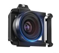 DSLR-Level Zoom Lens 10-20X Camera Lens Kit for Smartphones - F1.05 Aperture Wide Angle Fisheye Effect Aluminum Clip-On 16.5cm