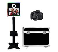 DSLR Photo Booth Machine with Camera,Portable Photo Booth with 15.6”Touch Screen,Fill Lights for Events Parties Wedding Rental