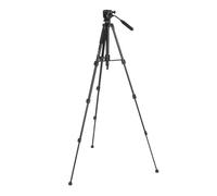 DSLR Tripod Monopod Camera Tripod Stand with Quick Release Plate Hydraulic Head Lightweight Aluminum Alloy for Travel Vlogging Photography