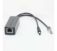 DSLRKIT 5V 2.4A Active PoE Splitter Power Over Ethernet IEEE802.3af with 5.5x2.5mm DC Plug for Hue Bridge and 5V Smart Devic